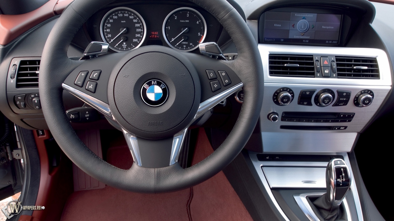 Интерьер BMW 6-серии Купе  1280x720