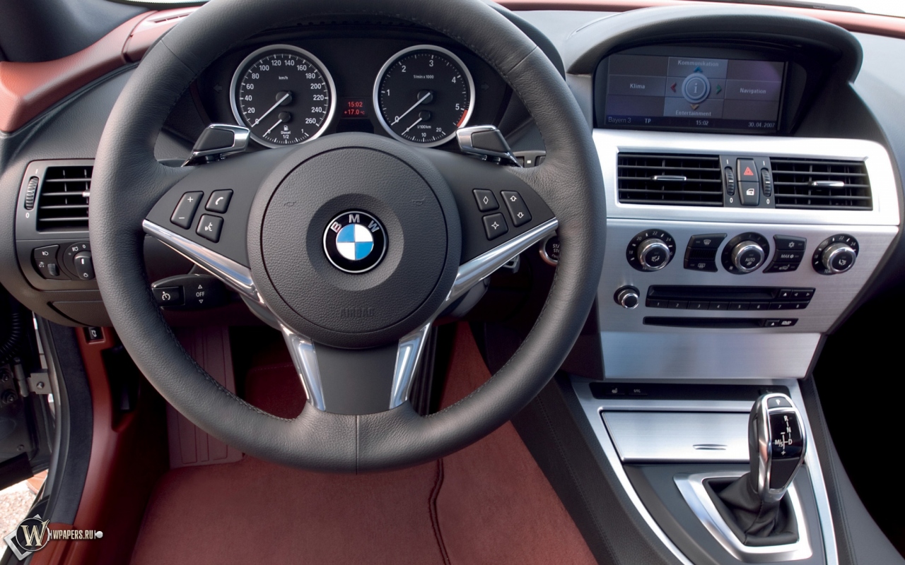 Интерьер BMW 6-серии Купе  1280x800