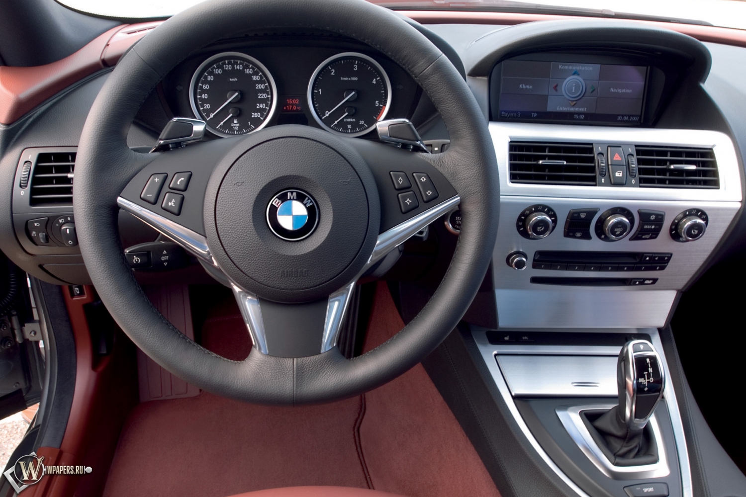 Интерьер BMW 6-серии Купе  1500x1000