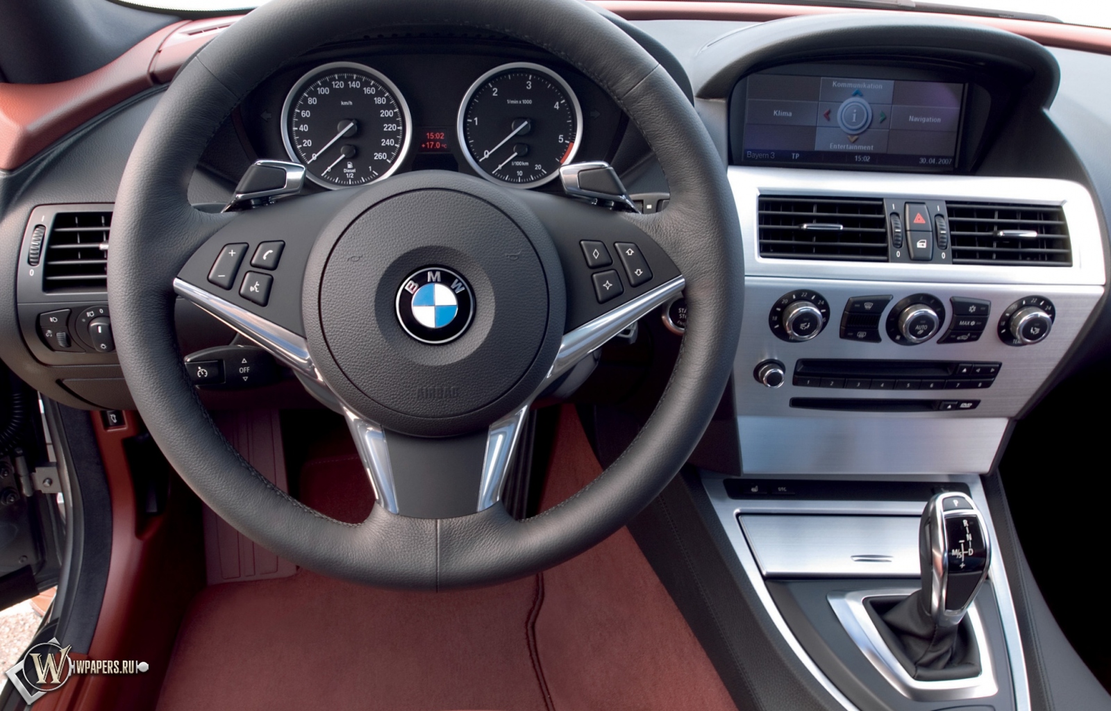 Интерьер BMW 6-серии Купе  1600x1024