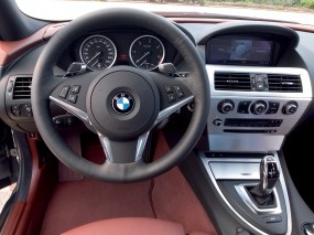 Обои Интерьер BMW 6-серии Купе : БМВ, Бэха, Руль, BMW 6, BMW