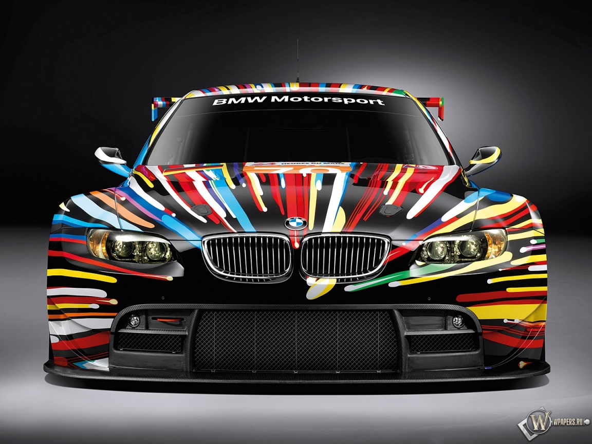 BMW art car by Jeff Koons 1152x864