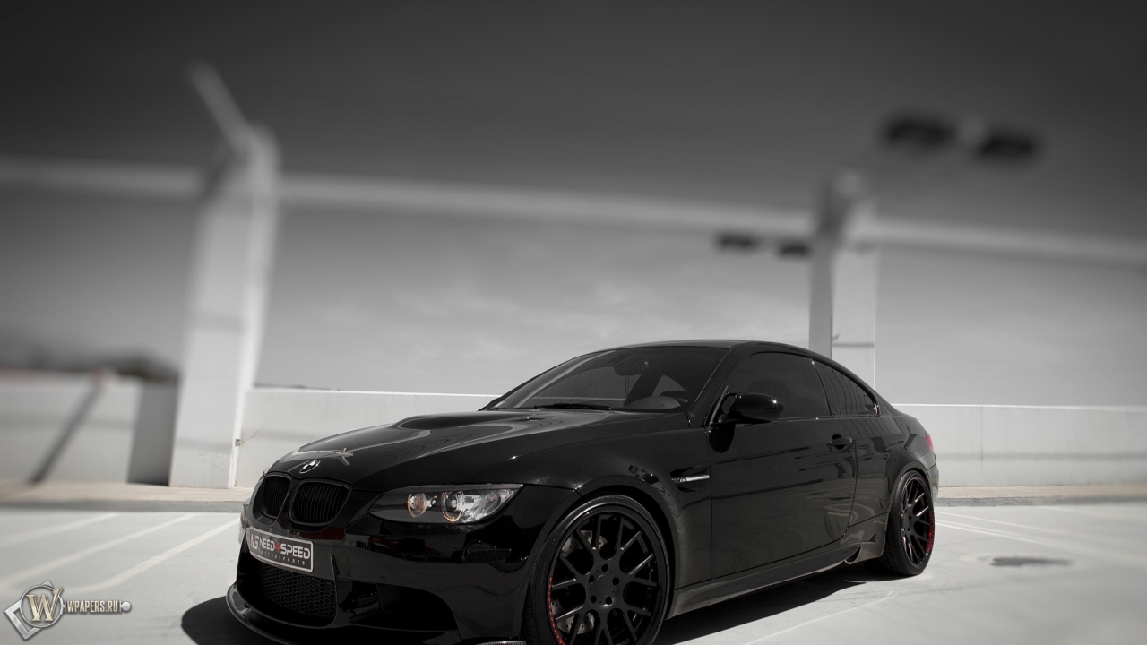 BMW M3 Black 1280x720