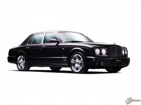 Обои Черный Bentley Arnage на белом фоне: Bentley Arnage, Bentley