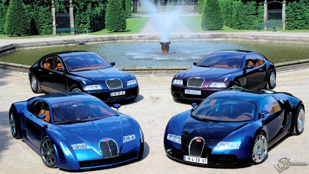 Машины Bugatti 1280x720