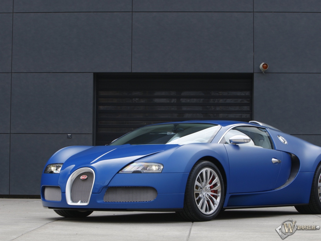 Bugatti Veyron Bleu Centenaire (2009) 1024x768