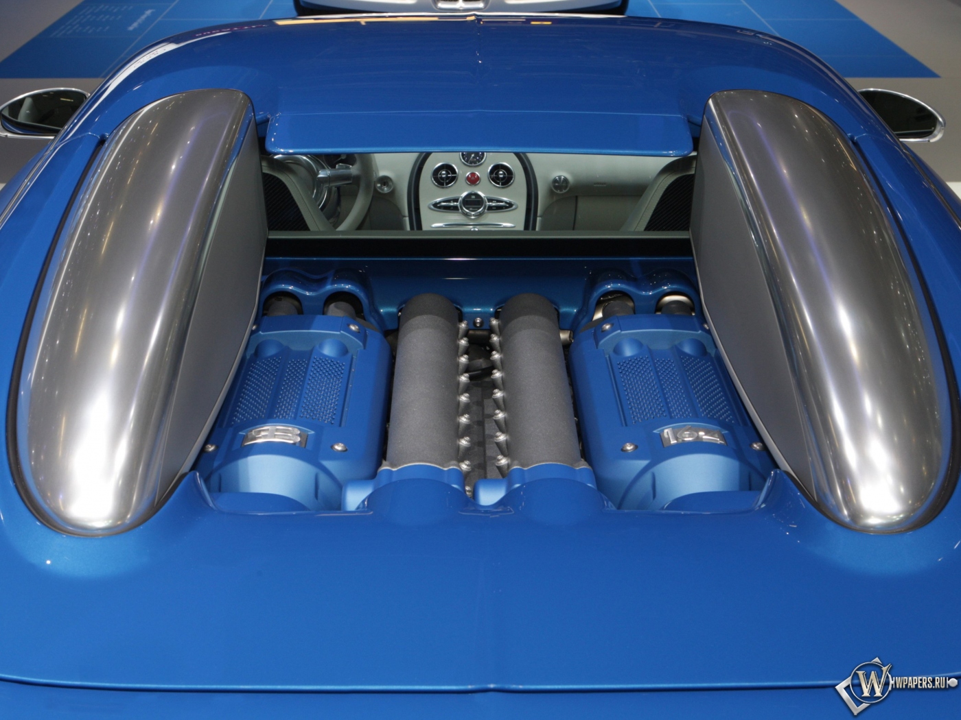 Bugatti Veyron Bleu Centenaire (2009) 1400x1050
