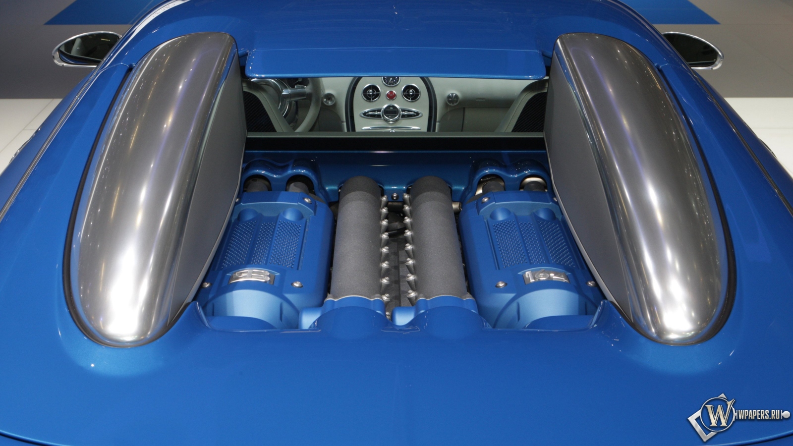 Bugatti Veyron Bleu Centenaire (2009) 1600x900
