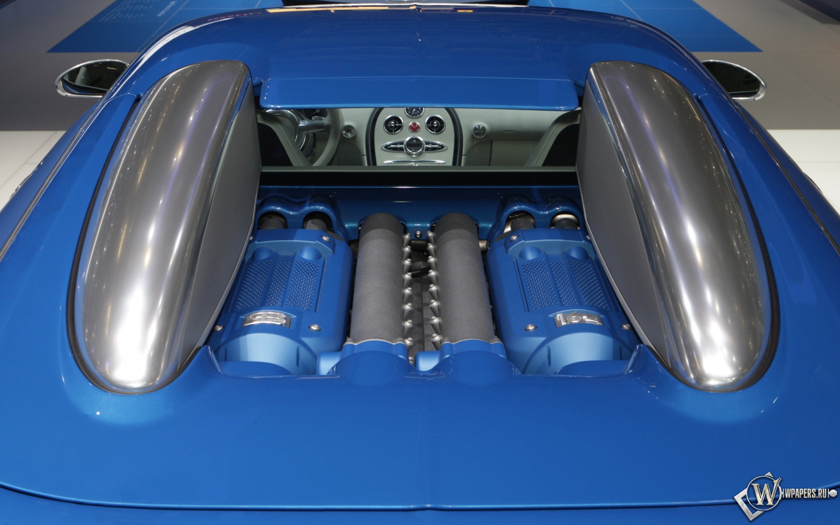 Bugatti Veyron Bleu Centenaire (2009) 1680x1050