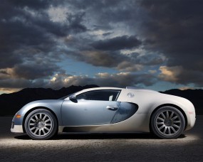 Обои Bugatti Veyron: Облака, Bugatti Veyron, Небо, Bugatti
