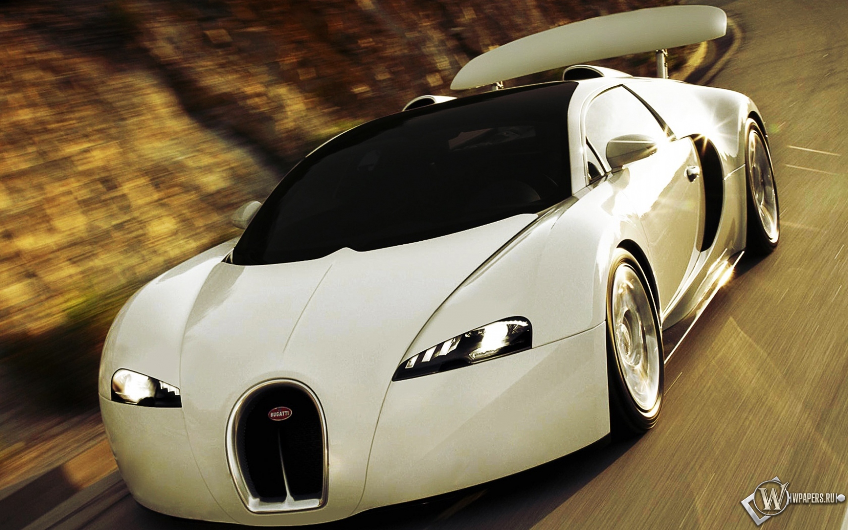 Bugatti white 1680x1050