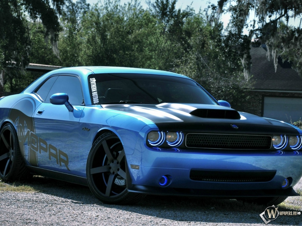 Dodge Charger blue 1024x768