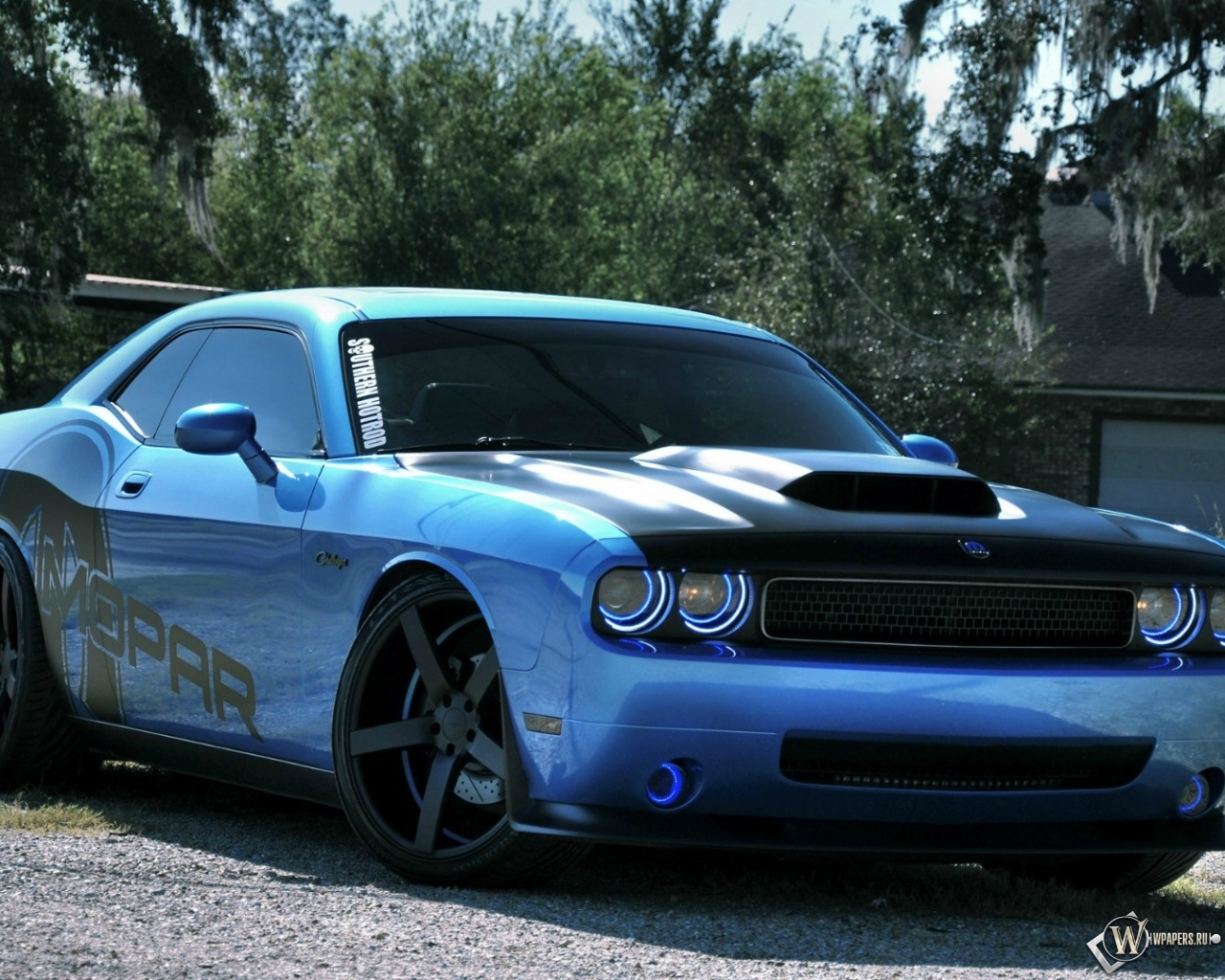 Dodge Charger blue 1280x1024