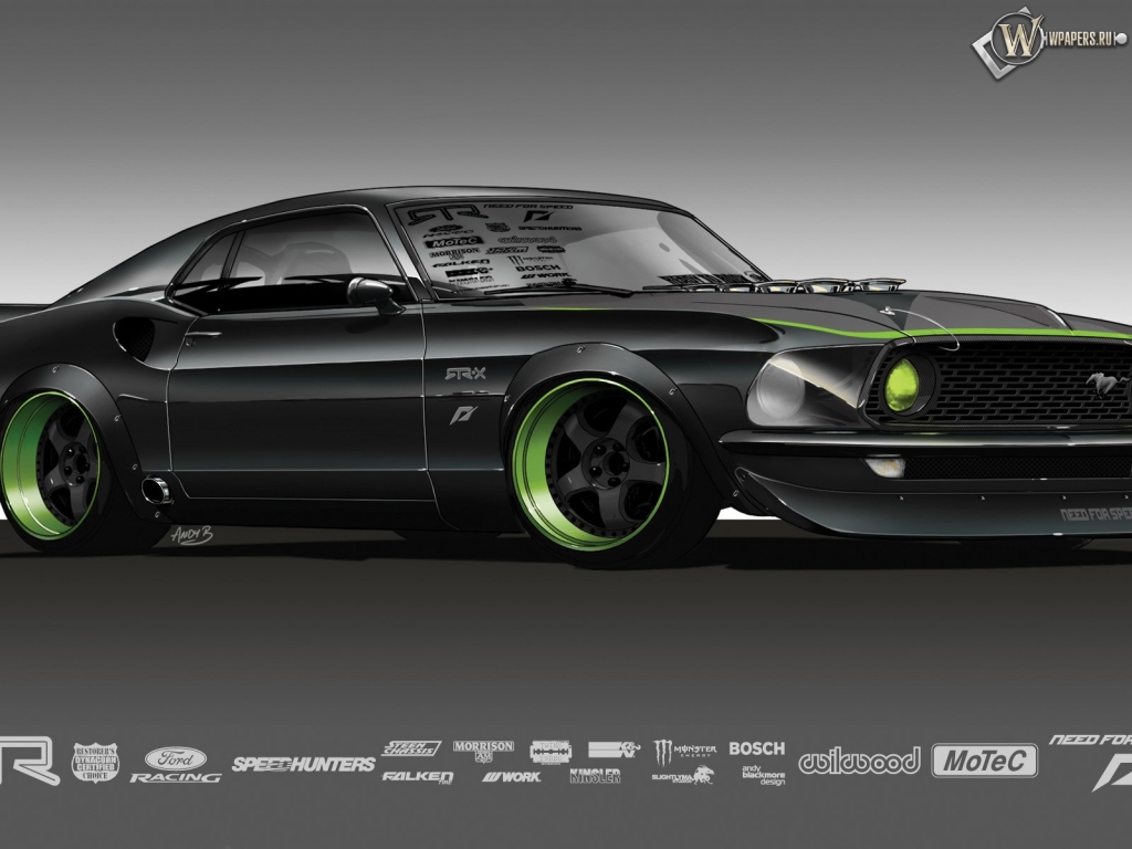 Ford Mustang 1969 RTR-X 1024x768