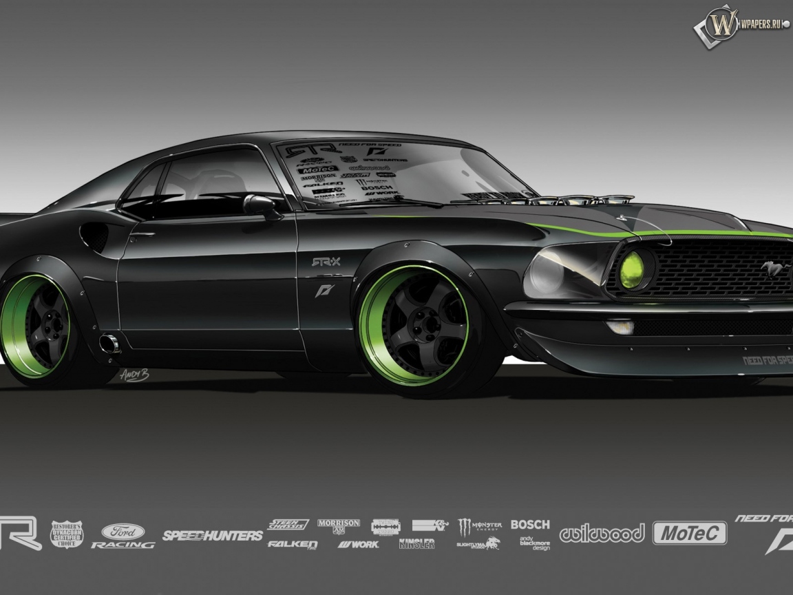 Ford Mustang 1969 RTR-X 1152x864