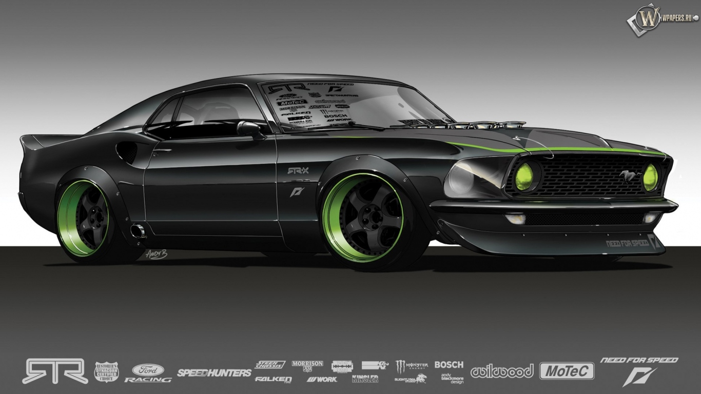 Ford Mustang 1969 RTR-X 1366x768