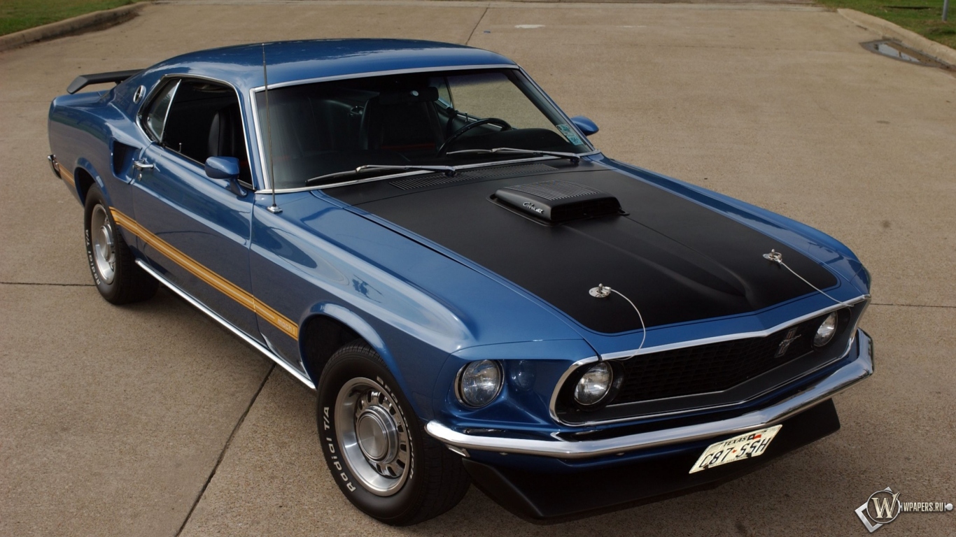 Ford Mustang Mach 1 1969 1366x768