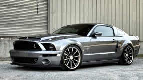 Обои Ford Mustang Shelby GT500: Асфальт, Ford Mustang Shelby, Тюнинг, Мустанг, Ford