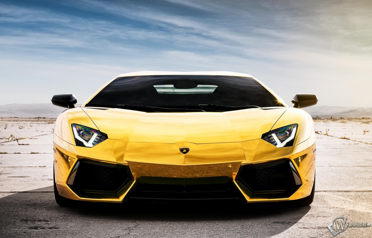 Lamborghini Aventador Gold 1200x768
