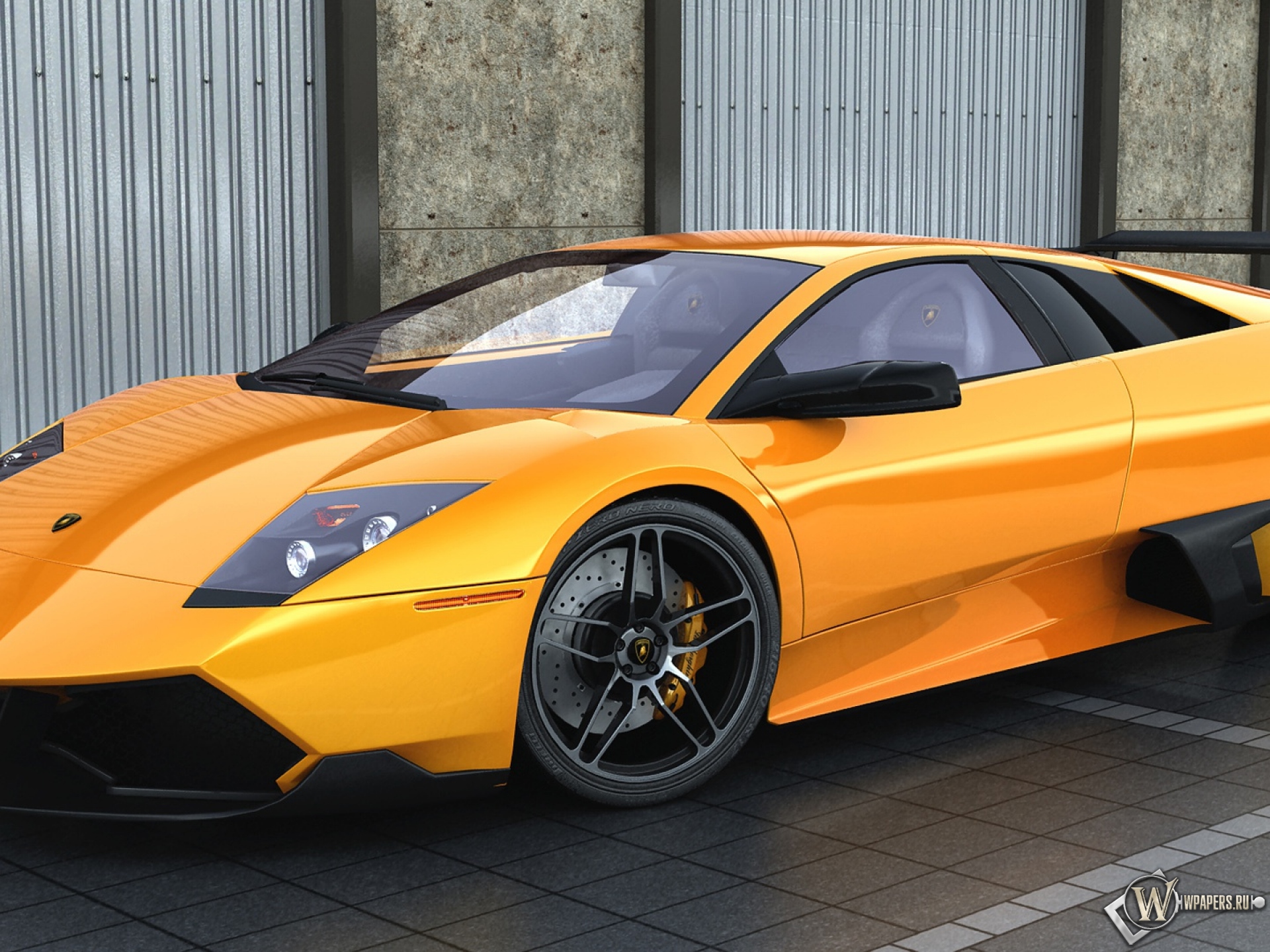 Lamborghini Aventador Желтый загрузить