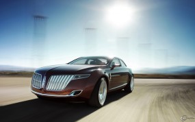 Обои Lincoln MKR на трассе: Скорость, Трасса, Concept, Lincoln MKR, Lincoln