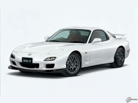 Обои Белая Mazda RX-7: Белый, Mazda RX-7, Mazda