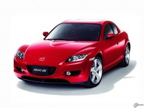 Обои Красная Mazda RX-8: Mazda RX-8, Красная мазда, Mazda