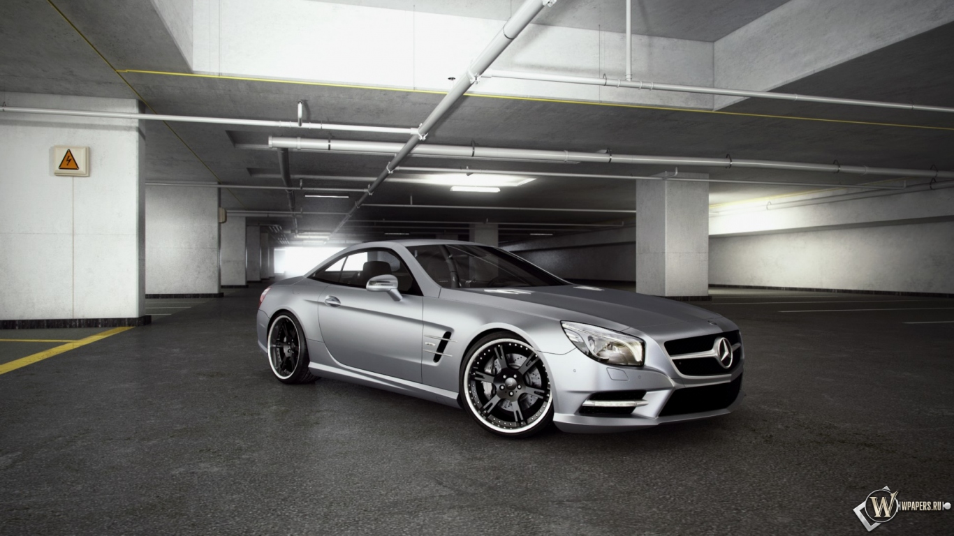 Mercedes-Benz-SL500 1366x768