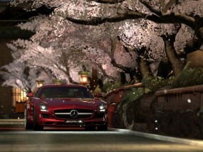 Mercedes Gran Turismo 5 и сакура