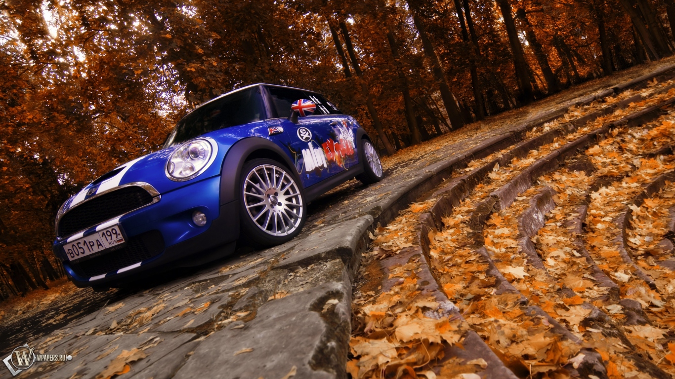 Mini cooper 1366x768