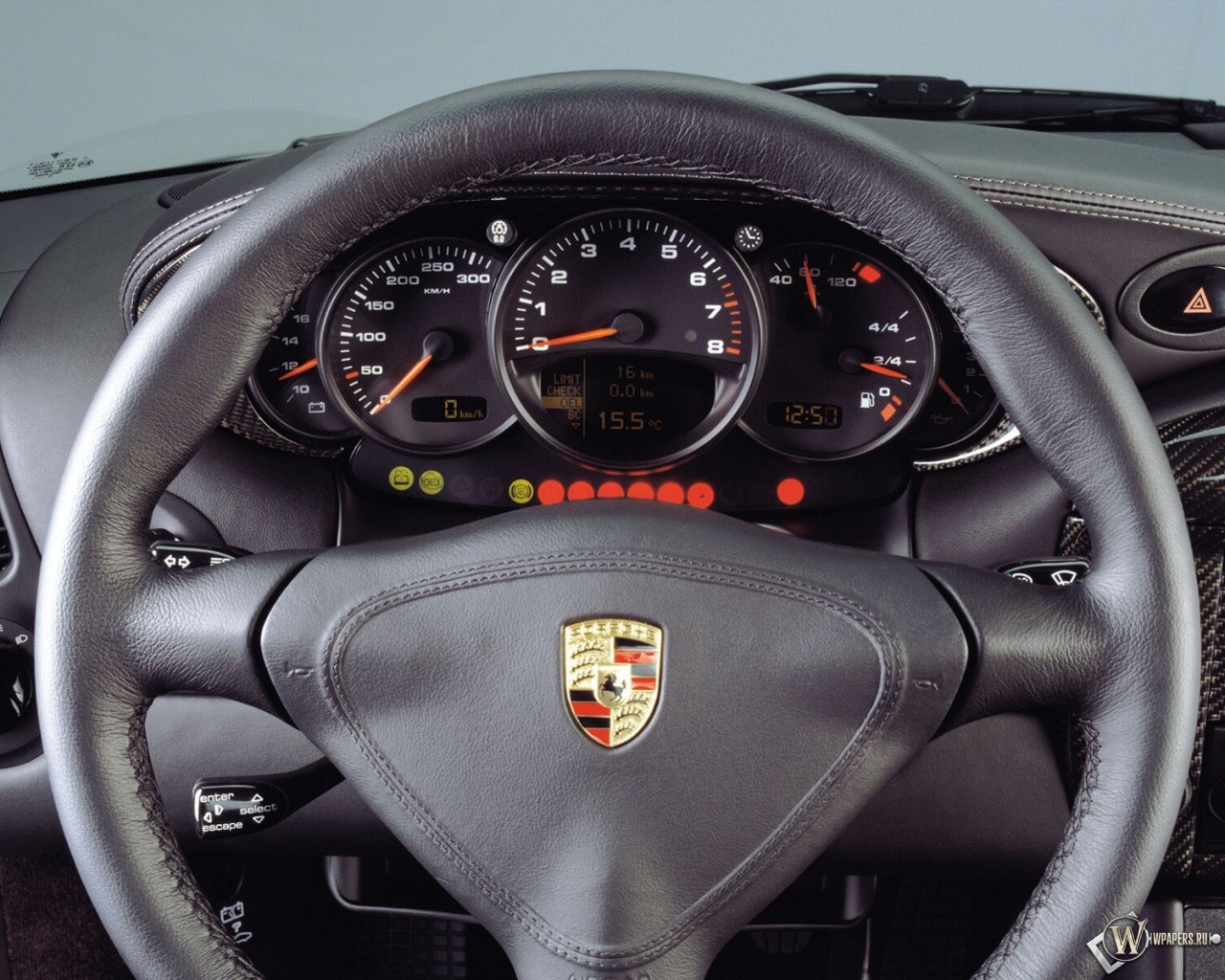 Руль Porsche 1280x1024