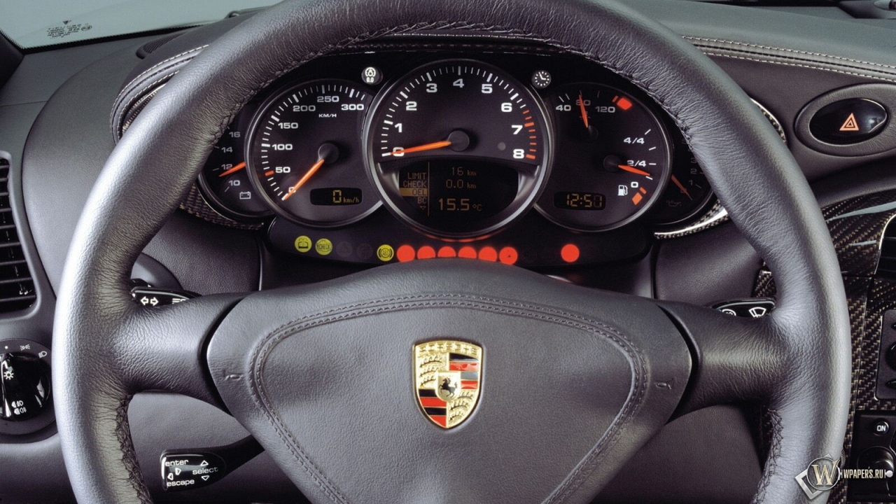 Руль Porsche 1280x720