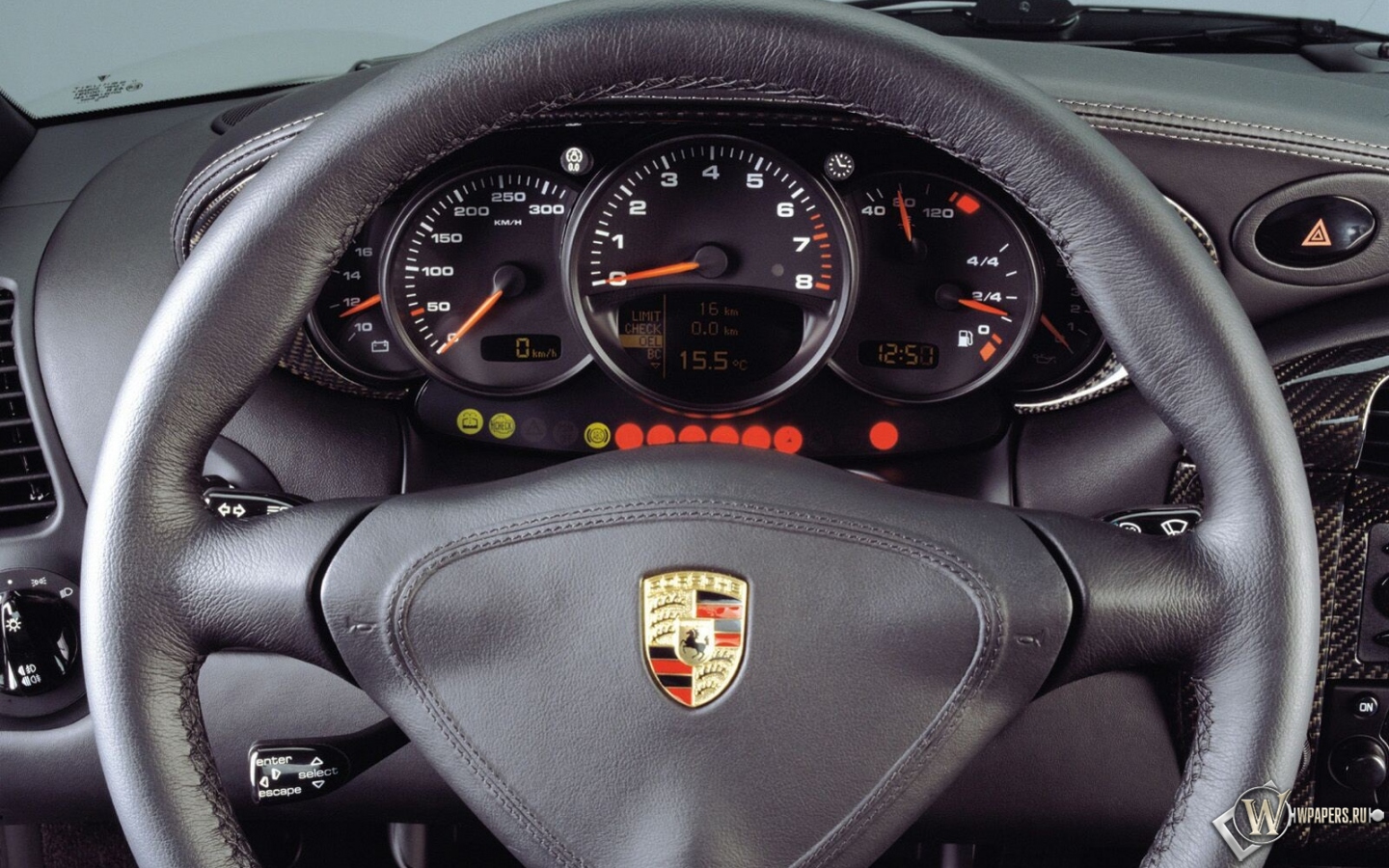 Руль Porsche 1440x900