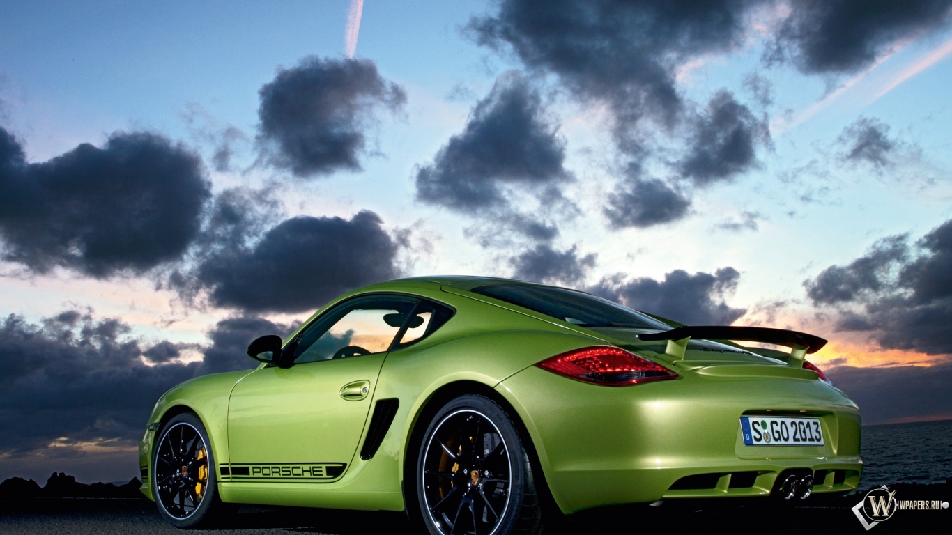 Porsche Cayman 1366x768