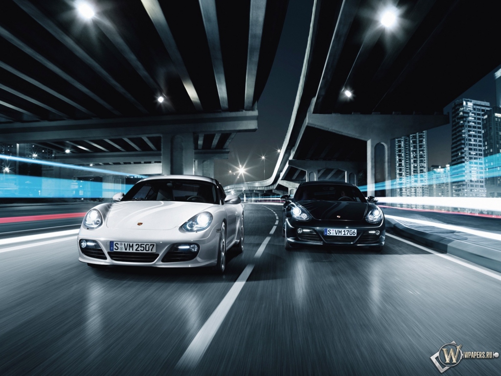 два Porsche 1024x768