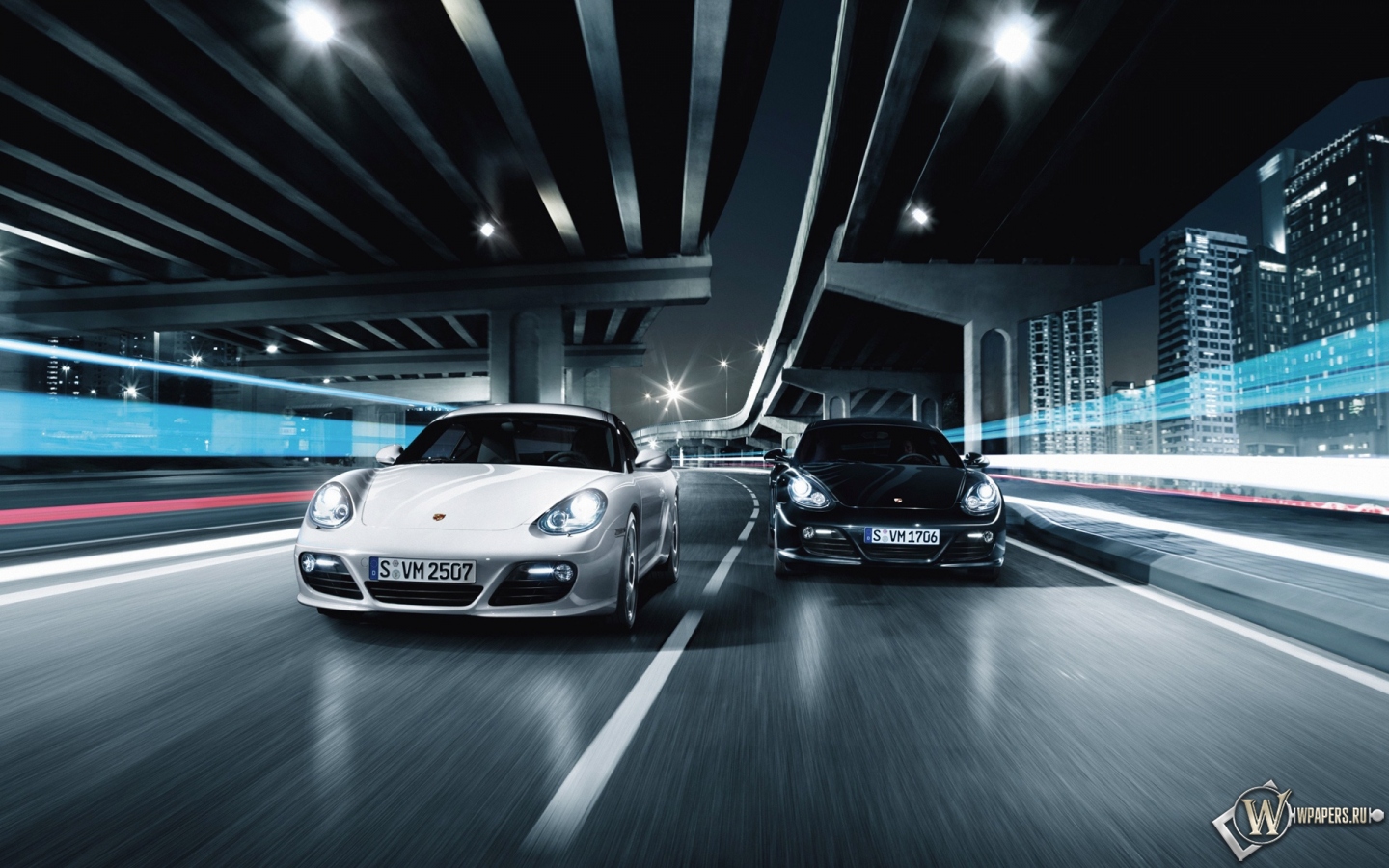 два Porsche 1440x900