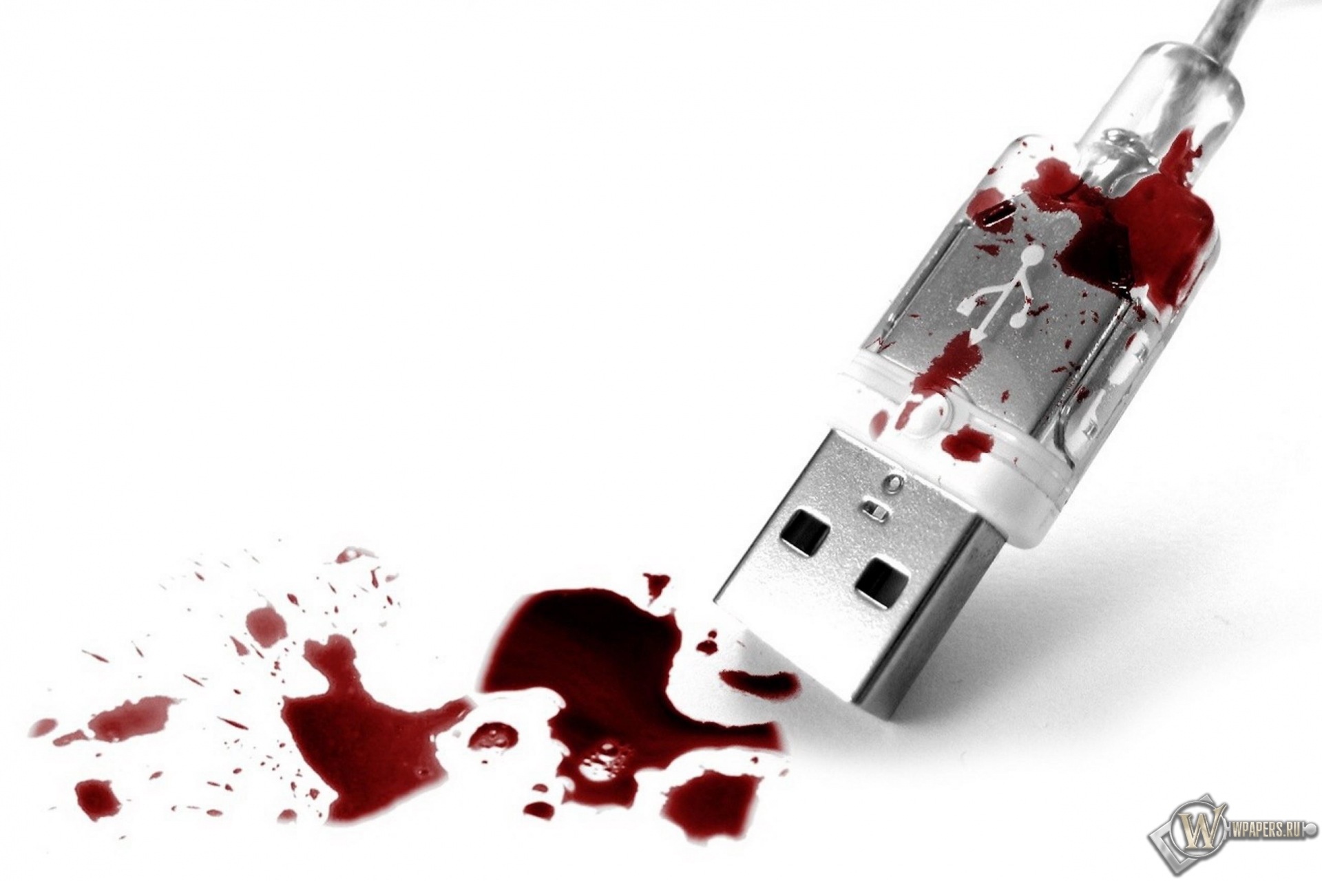 Кровавый USB 1920x1280