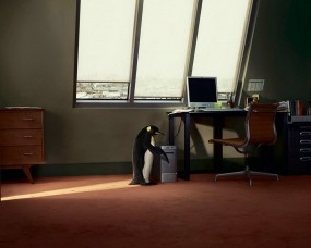 Пингвин в офисе
