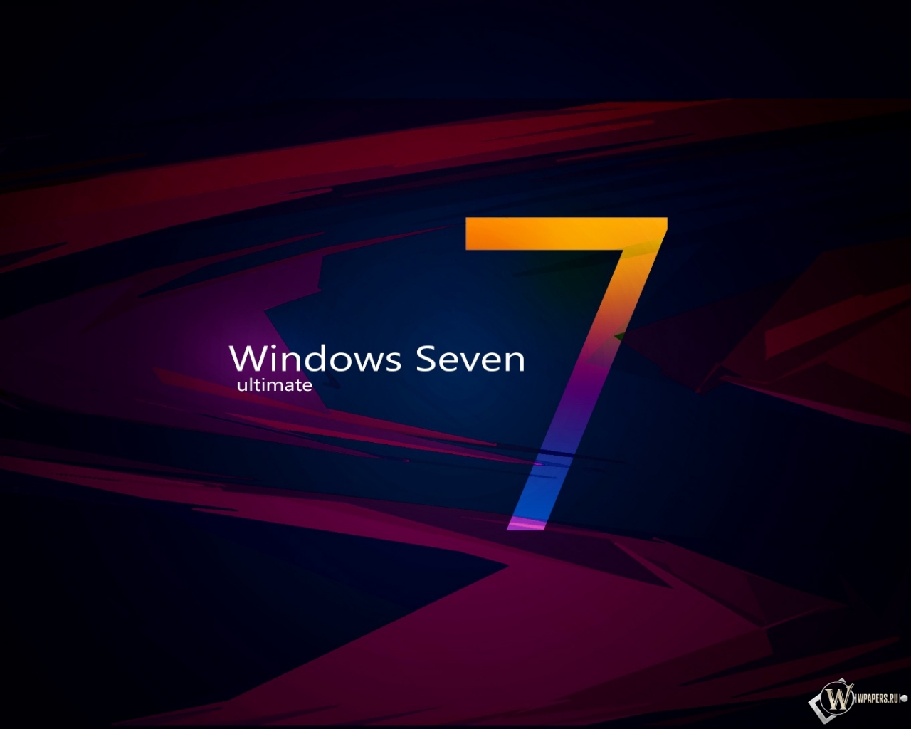 Windows Seven abstract 1280x1024