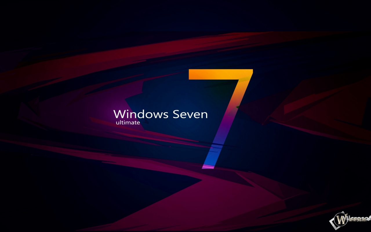 Windows Seven abstract 1280x800