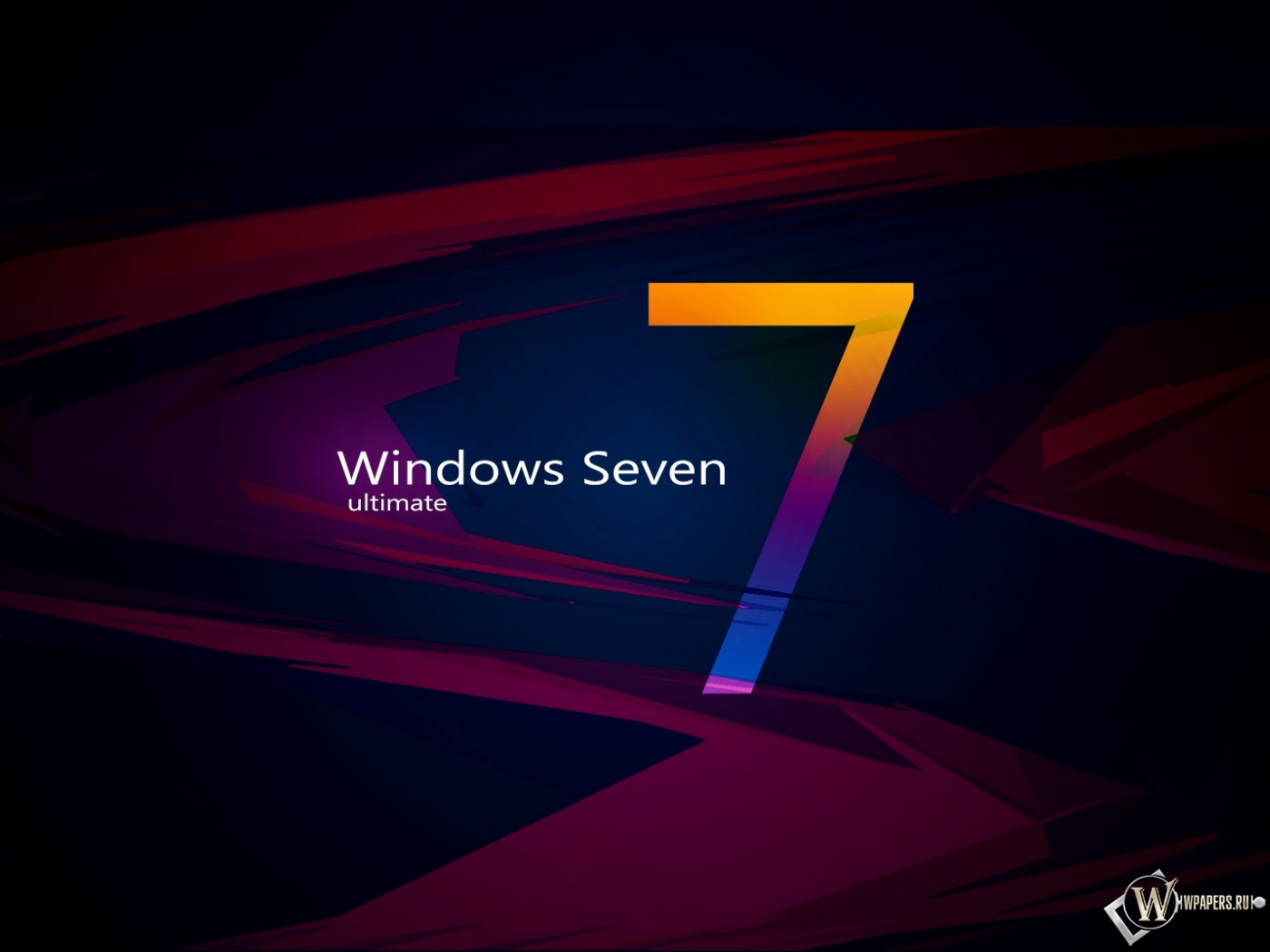 Windows Seven abstract 1400x1050