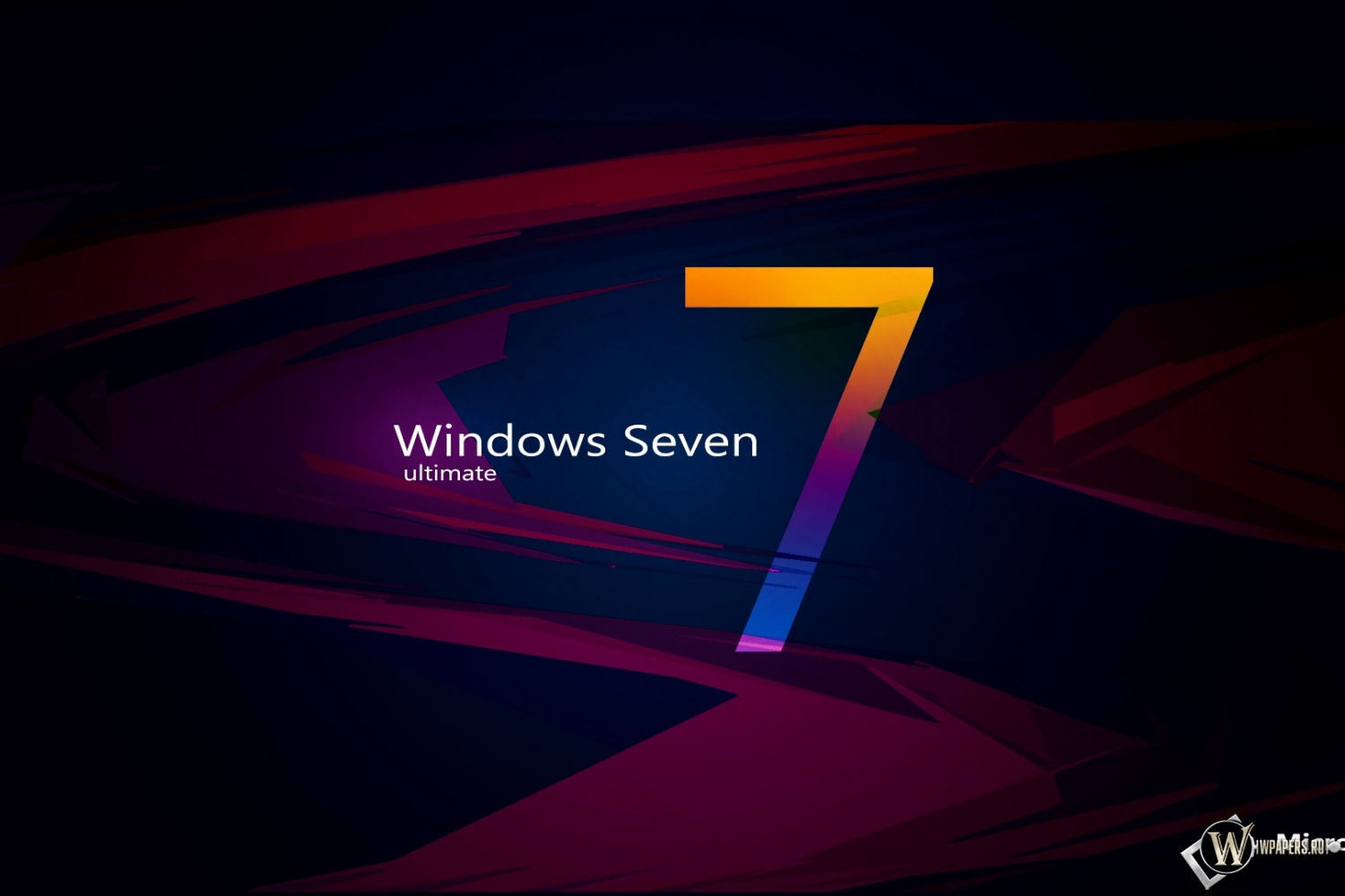 Windows Seven abstract 1500x1000