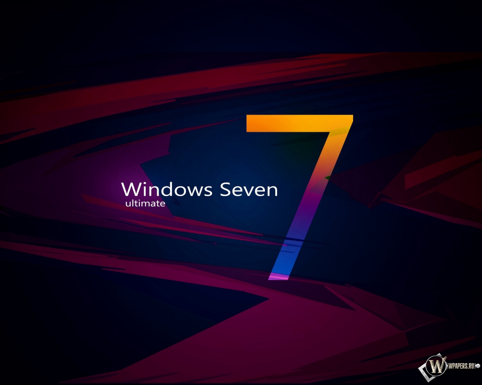 Windows Seven abstract 1600x1280