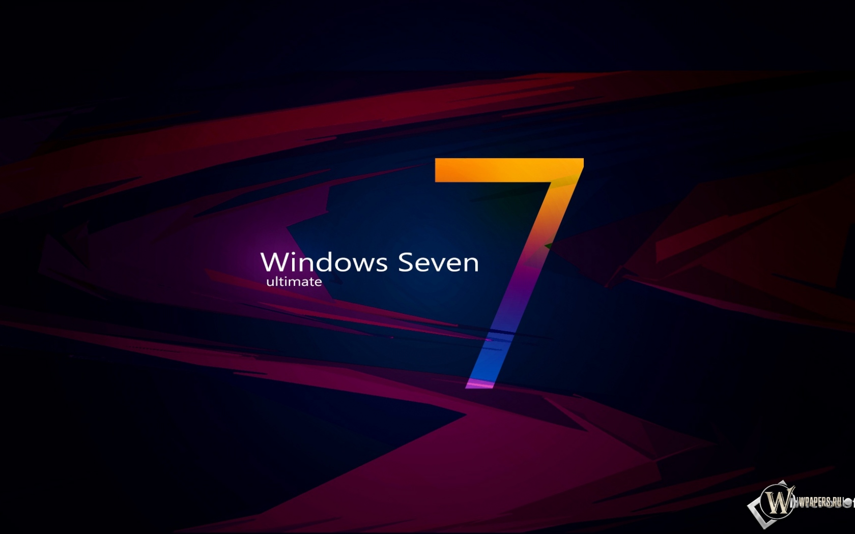 Windows Seven abstract 1680x1050