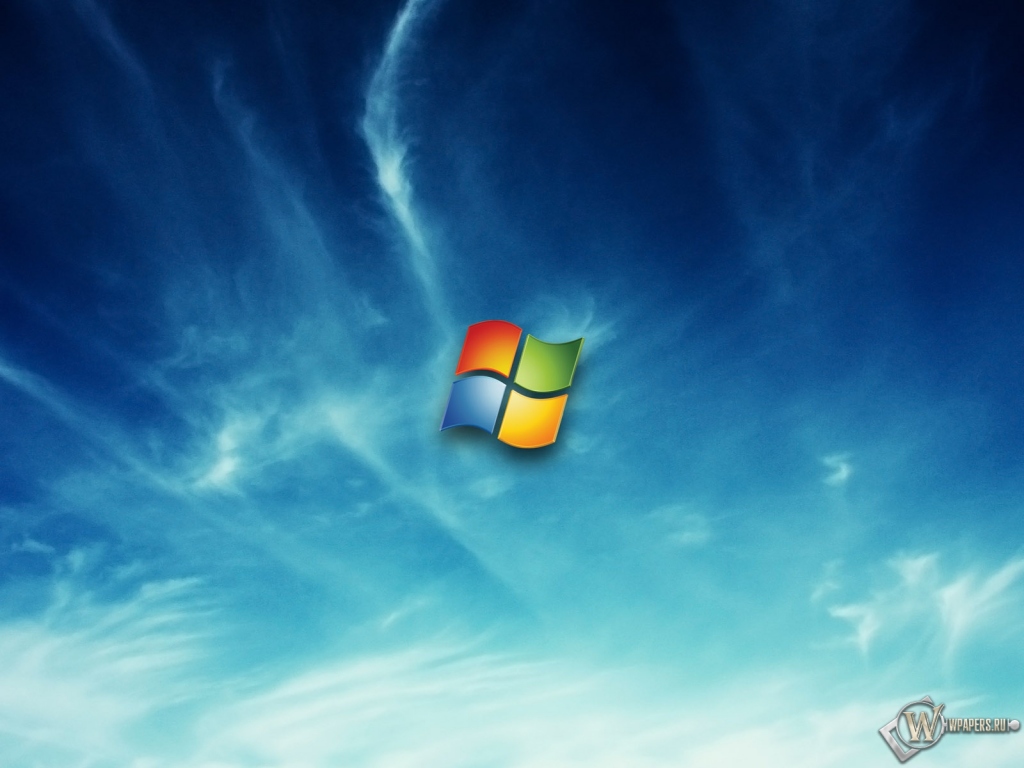 Windows в облаках 1024x768