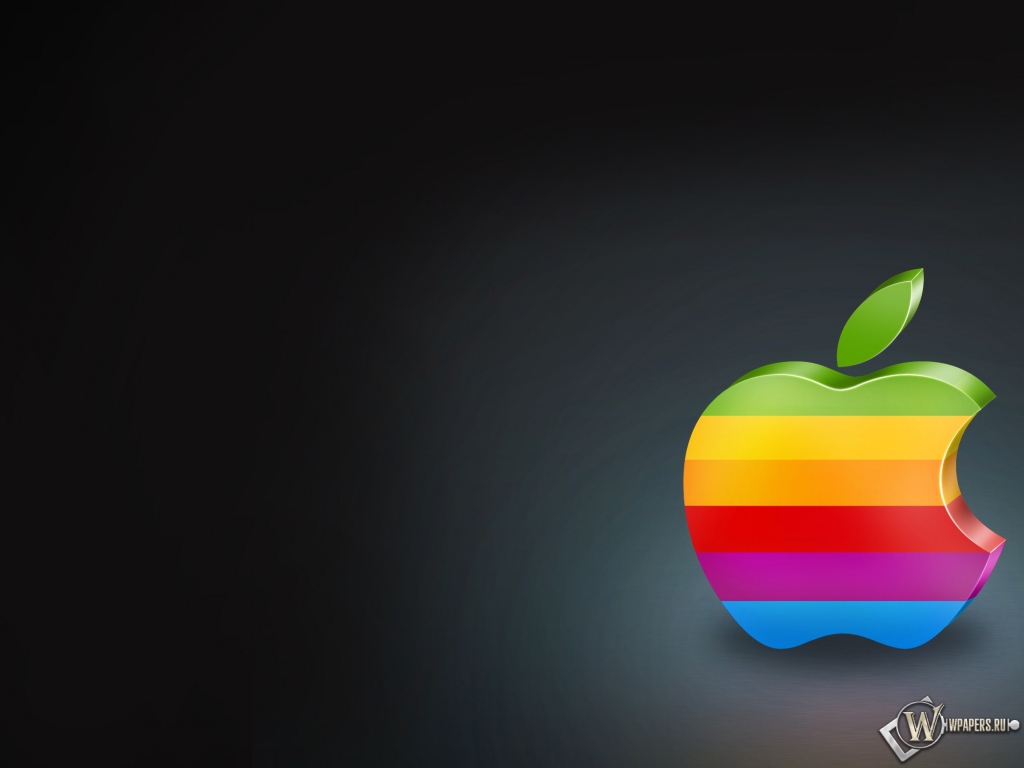 Старый логотип apple 1024x768