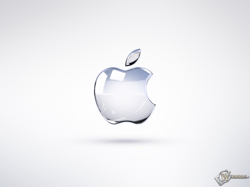 Apple Logo Broken Glass 1024x768