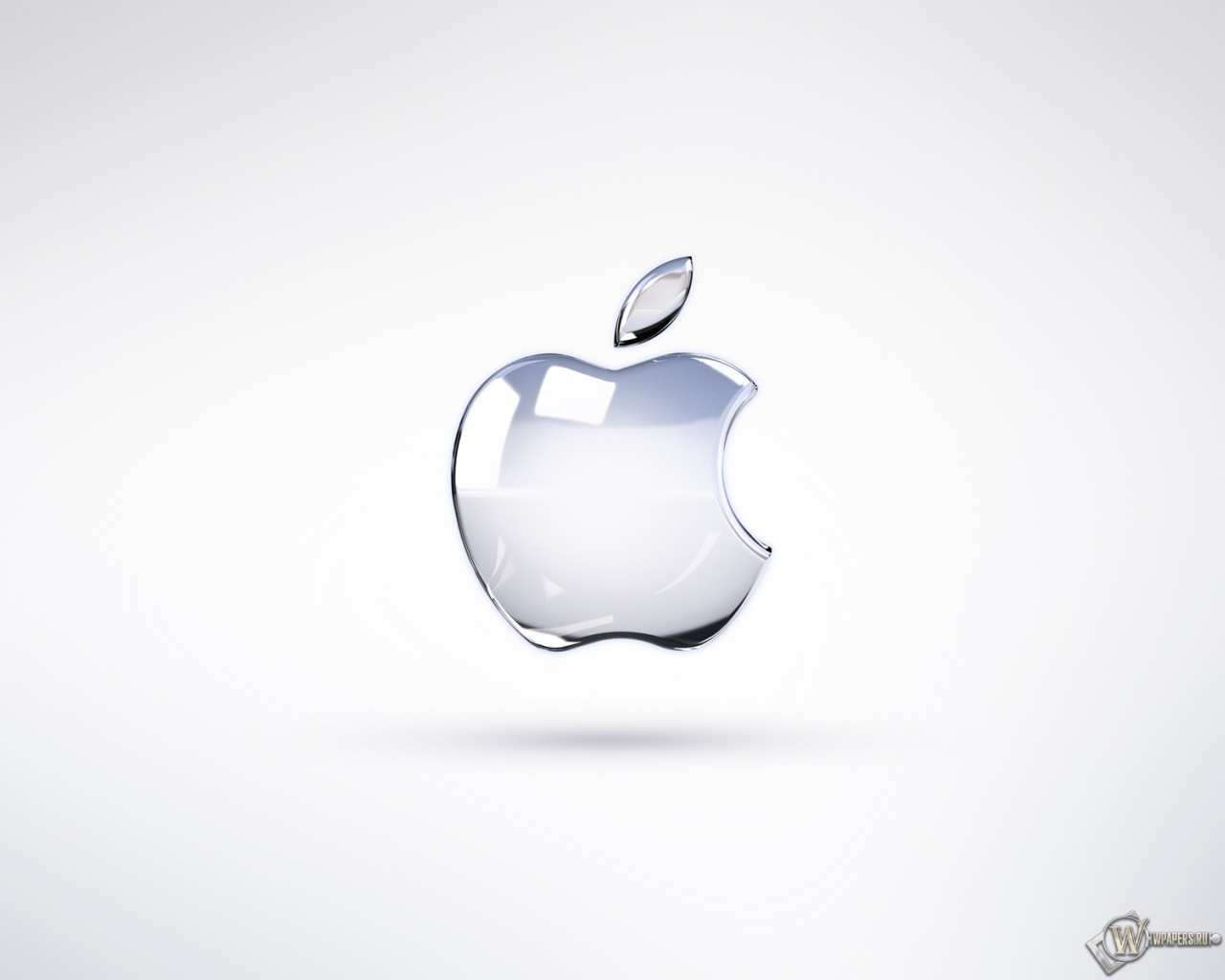 Apple Logo Broken Glass 1280x1024