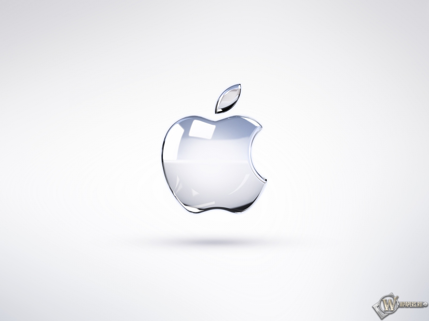 Apple Logo Broken Glass 1400x1050