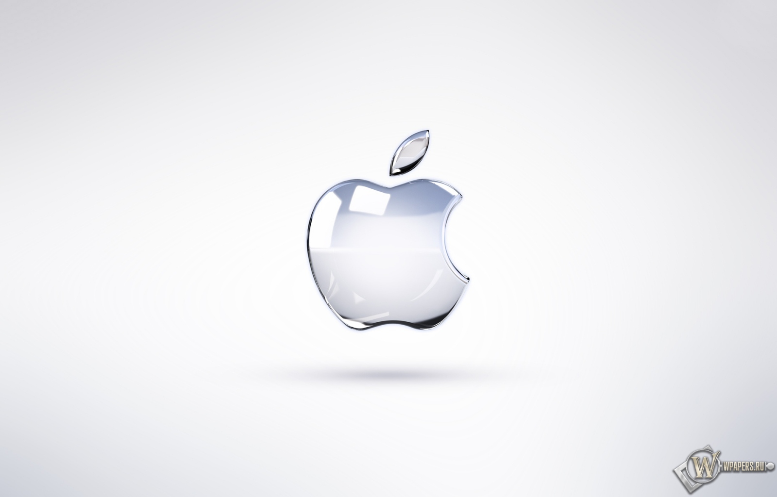 Apple Logo Broken Glass 1600x1024
